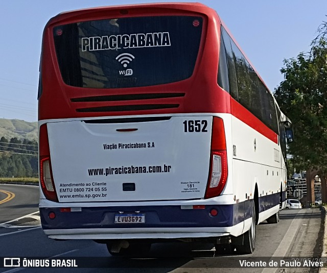Viação Piracicabana 1652 na cidade de Aparecida, São Paulo, Brasil, por Vicente de Paulo Alves. Número da foto: #12913538.