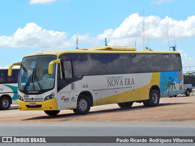 Expresso Nova Era 4026 na cidade de Rio Grande, Rio Grande do Sul, Brasil, por Paulo Ricardo  Rodrigues Villanova. Número da foto: #12912235.