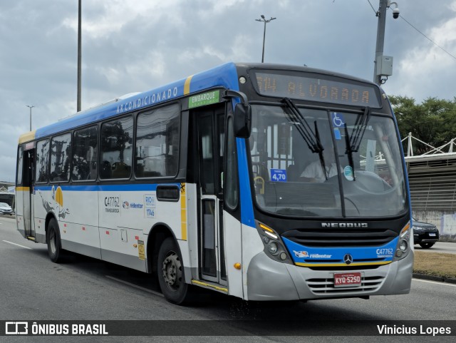 Viação Redentor C47762 na cidade de Rio de Janeiro, Rio de Janeiro, Brasil, por Vinicius Lopes. Número da foto: #12911444.