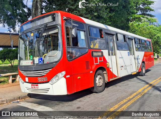 Expresso CampiBus 2328 na cidade de Campinas, São Paulo, Brasil, por Danilo Augusto. Número da foto: #12911248.