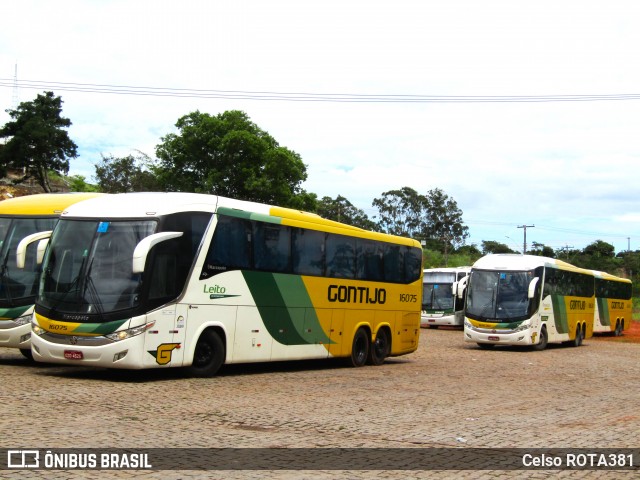Empresa Gontijo de Transportes 16075 na cidade de Viana, Espírito Santo, Brasil, por Celso ROTA381. Número da foto: #12913511.