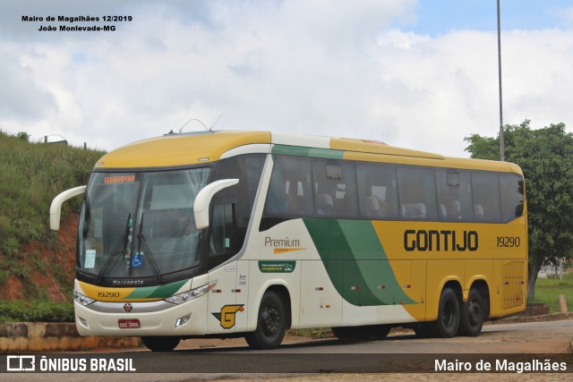 Empresa Gontijo de Transportes 19290 na cidade de João Monlevade, Minas Gerais, Brasil, por Mairo de Magalhães. Número da foto: #12911922.