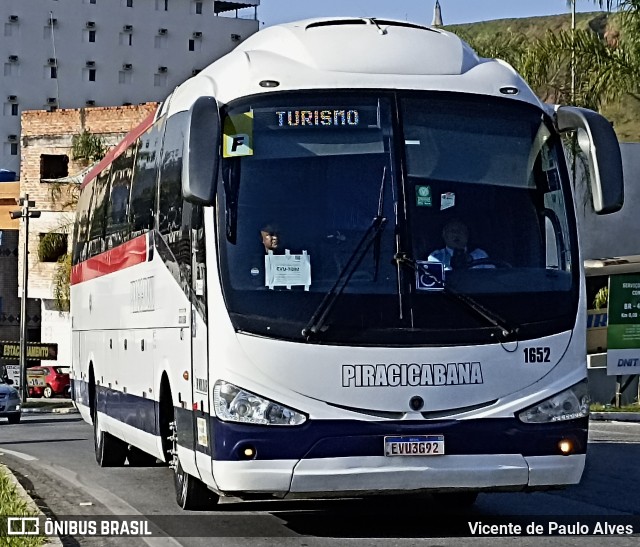 Viação Piracicabana 1652 na cidade de Aparecida, São Paulo, Brasil, por Vicente de Paulo Alves. Número da foto: #12913534.
