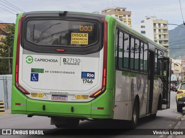 Caprichosa Auto Ônibus B27130 na cidade de Rio de Janeiro, Rio de Janeiro, Brasil, por Vinicius Lopes. Número da foto: #12911456.