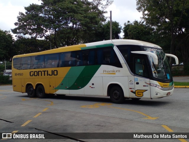 Empresa Gontijo de Transportes 18450 na cidade de São Paulo, São Paulo, Brasil, por Matheus Da Mata Santos. Número da foto: #12912089.