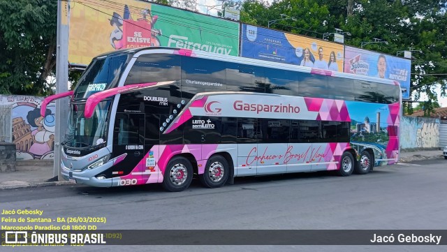 Gasparzinho Turismo 1030 na cidade de Feira de Santana, Bahia, Brasil, por Jacó Gebosky. Número da foto: #12913761.