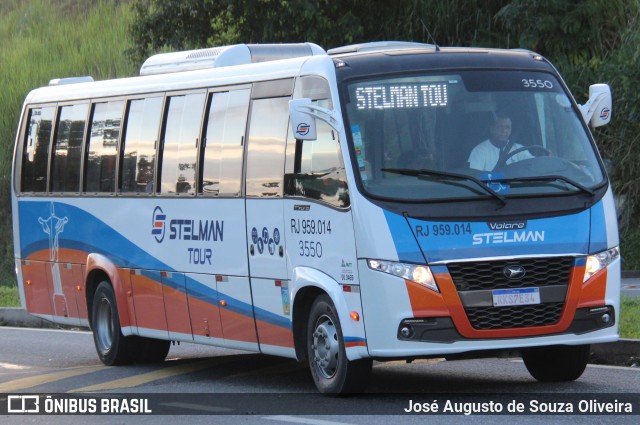 Stelman Tour Transporte Rodoviário de Passageiros 3550 na cidade de Barra do Piraí, Rio de Janeiro, Brasil, por José Augusto de Souza Oliveira. Número da foto: #12915219.
