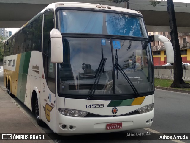 Empresa Gontijo de Transportes 14535 na cidade de Belo Horizonte, Minas Gerais, Brasil, por Athos Arruda. Número da foto: #12915623.