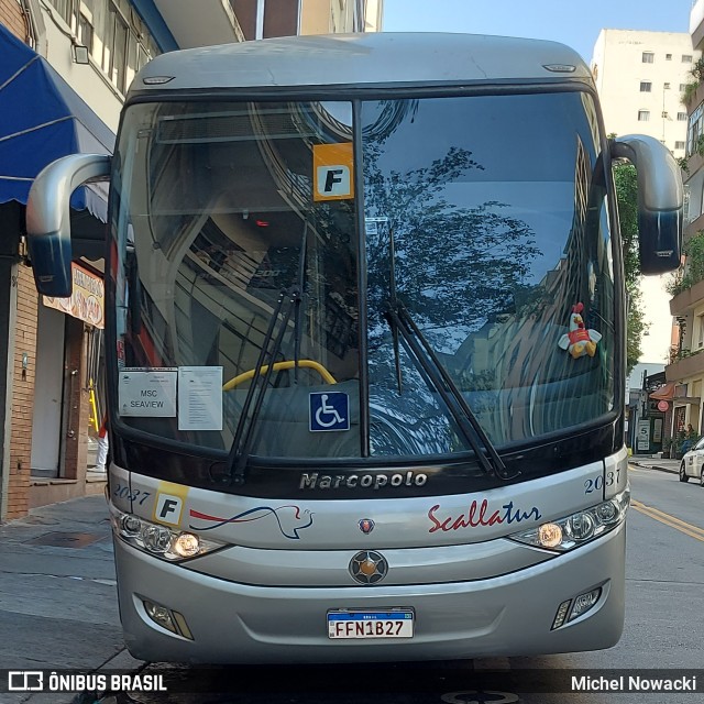Scalla Tur Transportes 2037 na cidade de São Paulo, São Paulo, Brasil, por Michel Nowacki. Número da foto: #12915884.