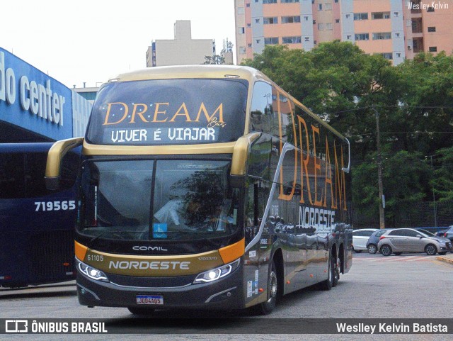 Expresso Nordeste 61105 na cidade de Sorocaba, São Paulo, Brasil, por Weslley Kelvin Batista. Número da foto: #12914224.