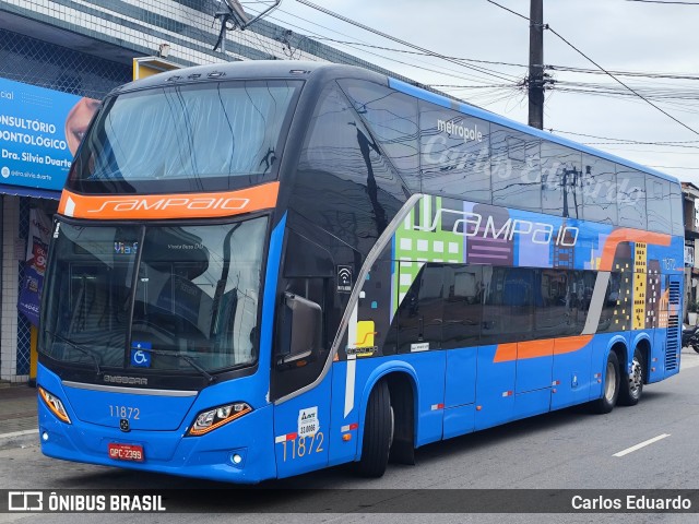 Viação Sampaio 11872 na cidade de Praia Grande, São Paulo, Brasil, por Carlos Eduardo. Número da foto: #12914861.