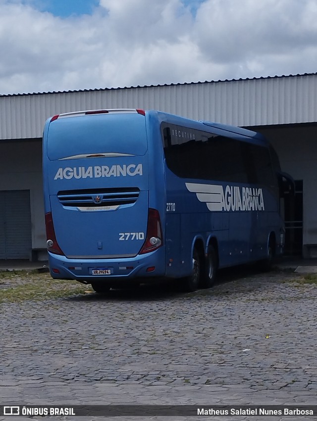Viação Águia Branca 27710 na cidade de Ponto Belo, Espírito Santo, Brasil, por Matheus Salatiel Nunes Barbosa. Número da foto: #12915967.