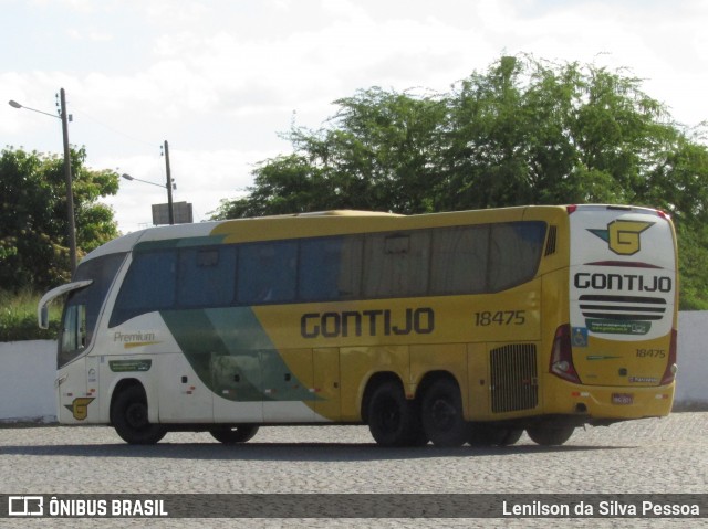 Empresa Gontijo de Transportes 18475 na cidade de Caruaru, Pernambuco, Brasil, por Lenilson da Silva Pessoa. Número da foto: #12915344.