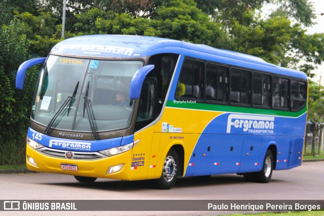 Fergramon Transportes 145 na cidade de Curitiba, Paraná, Brasil, por Paulo Henrique Pereira Borges. Número da foto: #12915320.