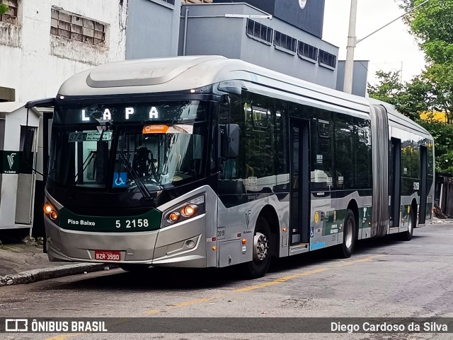Via Sudeste Transportes S.A. 5 2158 na cidade de São Paulo, São Paulo, Brasil, por Diego Cardoso da Silva. Número da foto: #12915567.