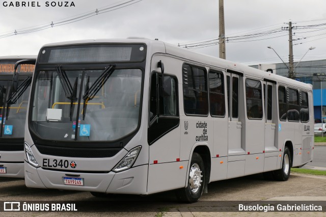 Auto Viação São José dos Pinhais EL340 na cidade de Curitiba, Paraná, Brasil, por Busologia Gabrielística. Número da foto: #12914806.
