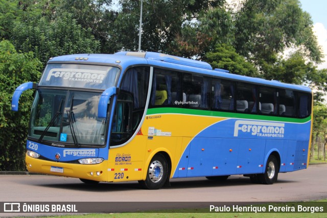Fergramon Transportes 220 na cidade de Curitiba, Paraná, Brasil, por Paulo Henrique Pereira Borges. Número da foto: #12915325.