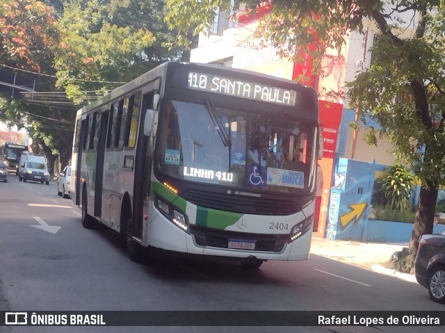 Empresa de Ônibus Vila Galvão 2404 na cidade de Guarulhos, São Paulo, Brasil, por Rafael Lopes de Oliveira. Número da foto: #12915277.