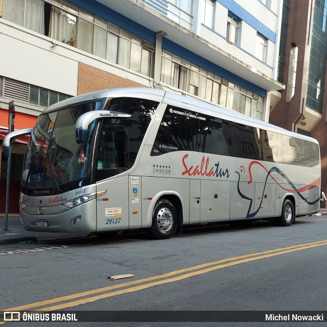 Scalla Tur Transportes 2037 na cidade de São Paulo, São Paulo, Brasil, por Michel Nowacki. Número da foto: #12915899.