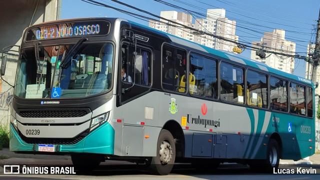 Auto Viação Urubupungá 00239 na cidade de Osasco, São Paulo, Brasil, por Lucas Kevin. Número da foto: #12914965.