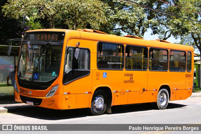Transporte Coletivo Glória BI866 na cidade de Curitiba, Paraná, Brasil, por Paulo Henrique Pereira Borges. Número da foto: #12915361.