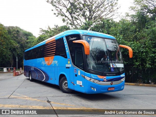 Empresa de Ônibus Pássaro Marron 5989 na cidade de São Paulo, São Paulo, Brasil, por André Luiz Gomes de Souza. Número da foto: #12916086.