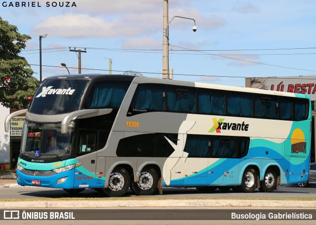 Viação Xavante 15300 na cidade de Goiânia, Goiás, Brasil, por Busologia Gabrielística. Número da foto: #12914821.