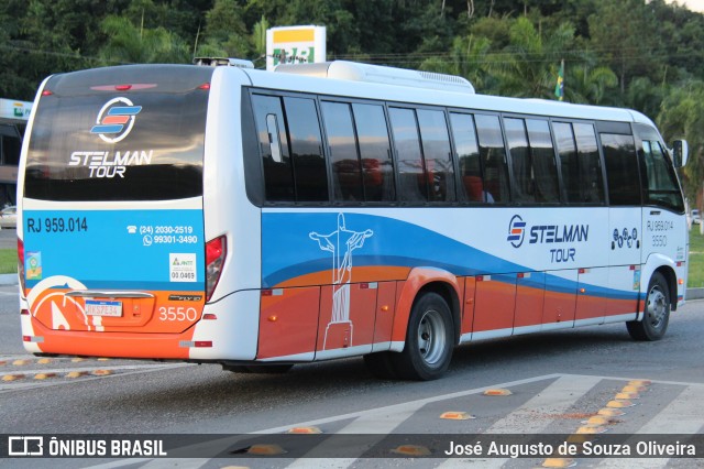 Stelman Tour Transporte Rodoviário de Passageiros 3550 na cidade de Barra do Piraí, Rio de Janeiro, Brasil, por José Augusto de Souza Oliveira. Número da foto: #12915214.