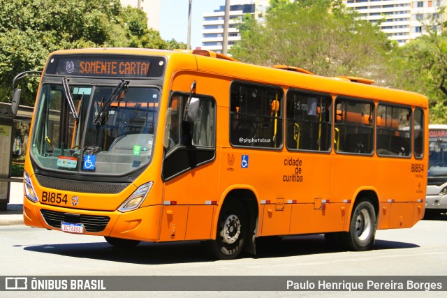 Transporte Coletivo Glória BI854 na cidade de Curitiba, Paraná, Brasil, por Paulo Henrique Pereira Borges. Número da foto: #12915347.