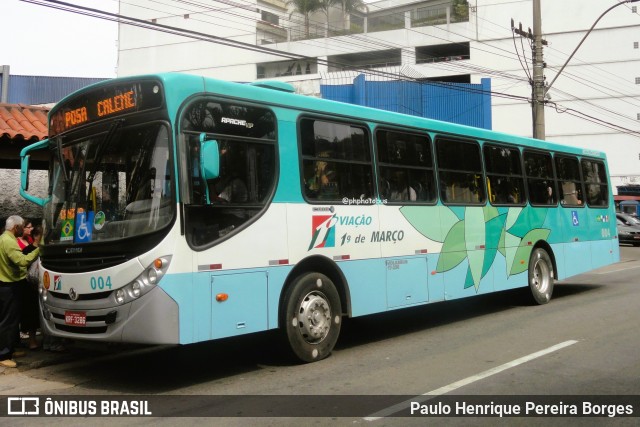 Viação 1º de Março 004 na cidade de Teresópolis, Rio de Janeiro, Brasil, por Paulo Henrique Pereira Borges. Número da foto: #12915251.