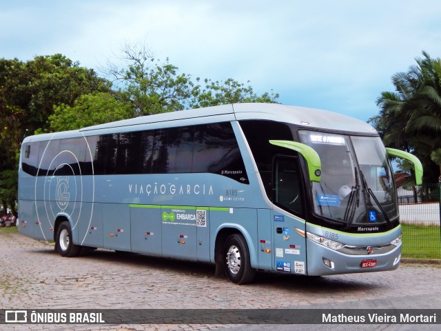 Viação Garcia 8185 na cidade de Joinville, Santa Catarina, Brasil, por Matheus Vieira Mortari. Número da foto: #12914414.
