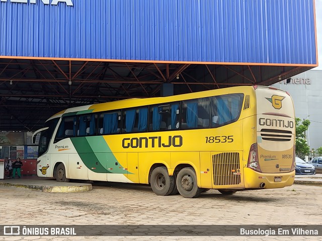 Empresa Gontijo de Transportes 18535 na cidade de Vilhena, Rondônia, Brasil, por Busologia Em Vilhena. Número da foto: #12915467.