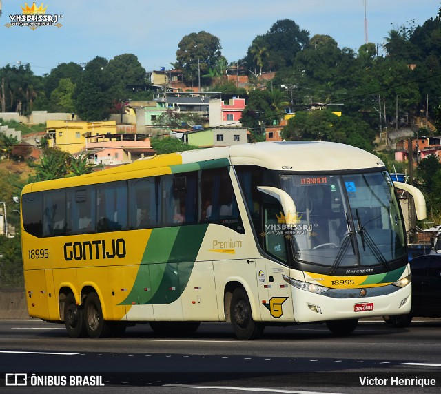 Empresa Gontijo de Transportes 18995 na cidade de Duque de Caxias, Rio de Janeiro, Brasil, por Victor Henrique. Número da foto: #12915883.