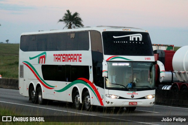 Transmariane Turismo 1460 na cidade de Canas, São Paulo, Brasil, por João Felipe. Número da foto: #12916911.