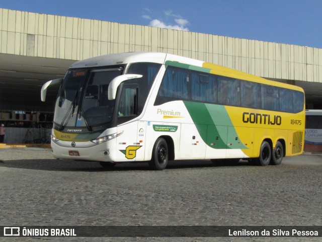Empresa Gontijo de Transportes 18475 na cidade de Caruaru, Pernambuco, Brasil, por Lenilson da Silva Pessoa. Número da foto: #12917075.