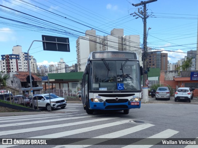 Emflotur - Empresa Florianópolis de Transportes Coletivos 3306 na cidade de Florianópolis, Santa Catarina, Brasil, por Wallan Vinicius. Número da foto: #12917609.