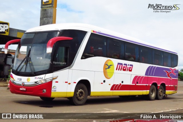 Expresso Maia 1120 na cidade de Peritoró, Maranhão, Brasil, por Fábio A.  Henriques. Número da foto: #12917331.