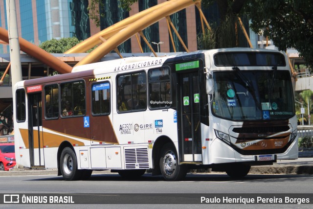 Erig Transportes > Gire Transportes A63501 na cidade de Rio de Janeiro, Rio de Janeiro, Brasil, por Paulo Henrique Pereira Borges. Número da foto: #12917443.