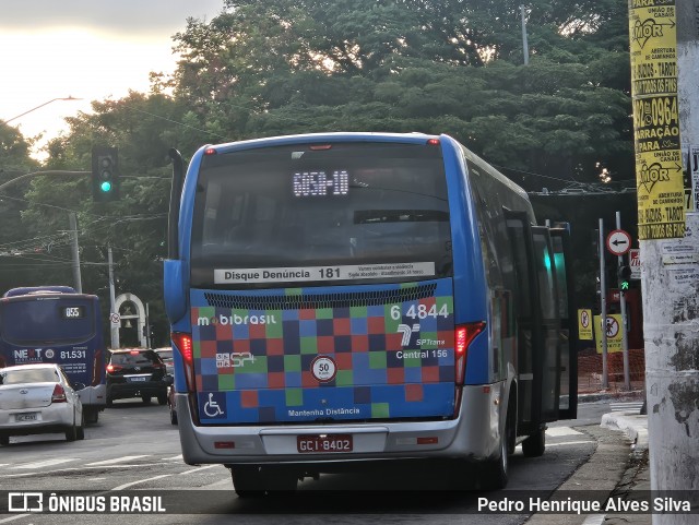 Viação Paratodos > São Jorge > Metropolitana São Paulo > Mobibrasil 6 4844 na cidade de São Paulo, São Paulo, Brasil, por Pedro Henrique Alves Silva. Número da foto: #12918200.