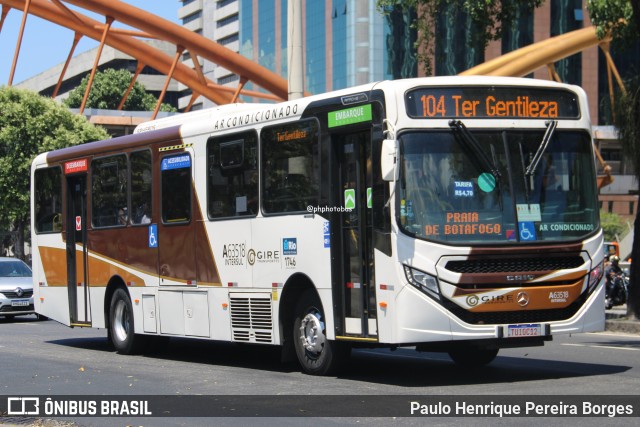 Erig Transportes > Gire Transportes A63518 na cidade de Rio de Janeiro, Rio de Janeiro, Brasil, por Paulo Henrique Pereira Borges. Número da foto: #12917451.