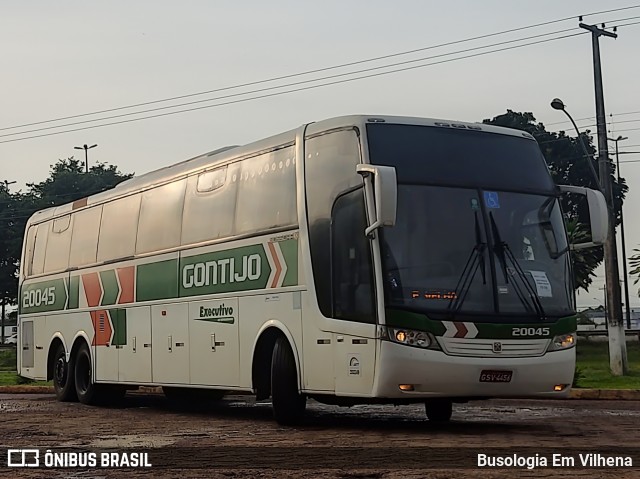 Empresa Gontijo de Transportes 20045 na cidade de Vilhena, Rondônia, Brasil, por Busologia Em Vilhena. Número da foto: #12917538.