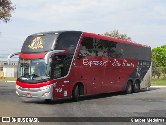 Expresso São Luiz 7900 na cidade de Brasília, Distrito Federal, Brasil, por Glauber Medeiros. Número da foto: #12916763.