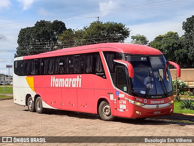 Expresso Itamarati 6708 na cidade de Vilhena, Rondônia, Brasil, por Busologia Em Vilhena. Número da foto: #12917526.