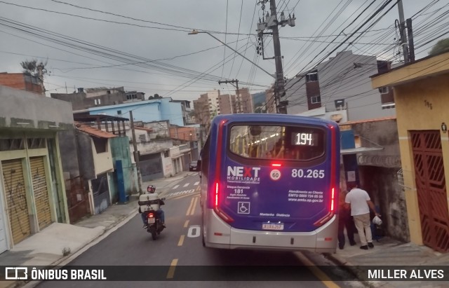Next Mobilidade - ABC Sistema de Transporte 80.265 na cidade de Santo André, São Paulo, Brasil, por MILLER ALVES. Número da foto: #12917879.