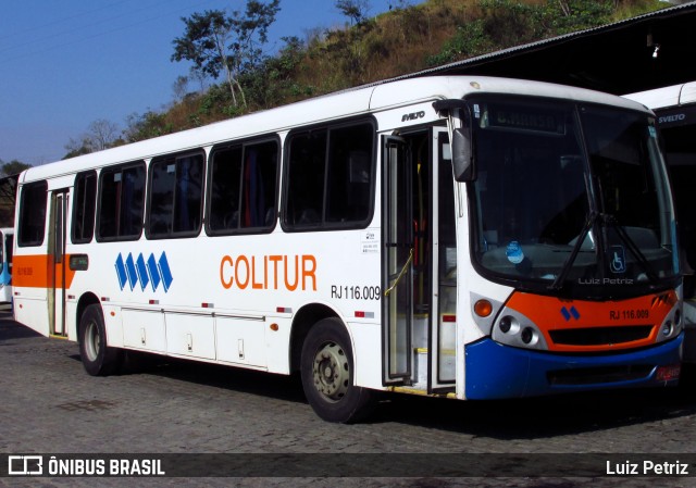 Colitur Transportes Rodoviários RJ 116.009 na cidade de Barra Mansa, Rio de Janeiro, Brasil, por Luiz Petriz. Número da foto: #12916664.
