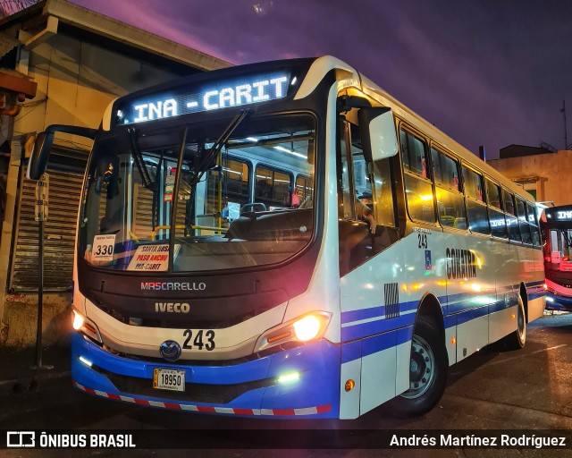 Conatra - Corporacion Nacional de Transporte 243 na cidade de Hospital, San José, San José, Costa Rica, por Andrés Martínez Rodríguez. Número da foto: #12916929.