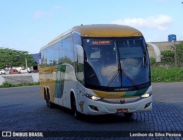Empresa Gontijo de Transportes 19455 na cidade de Caruaru, Pernambuco, Brasil, por Lenilson da Silva Pessoa. Número da foto: #12917064.