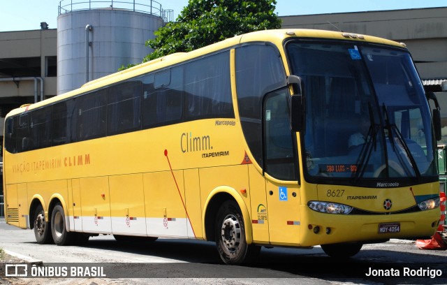 Viação Itapemirim 8627 na cidade de Rio de Janeiro, Rio de Janeiro, Brasil, por Jonata Rodrigo. Número da foto: #12916990.