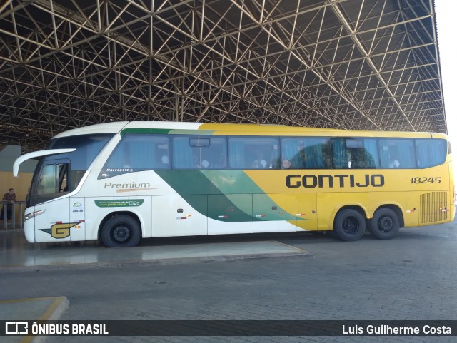 Empresa Gontijo de Transportes 18245 na cidade de Patos de Minas, Minas Gerais, Brasil, por Luis Guilherme Costa. Número da foto: #12916919.
