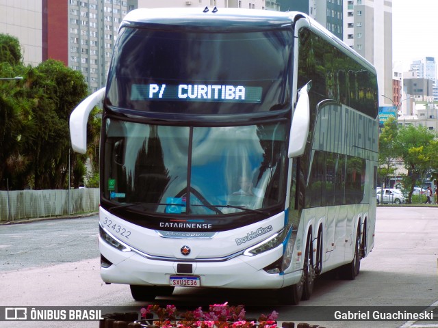 Auto Viação Catarinense 324322 na cidade de Curitiba, Paraná, Brasil, por Gabriel Guachineski. Número da foto: #12917157.